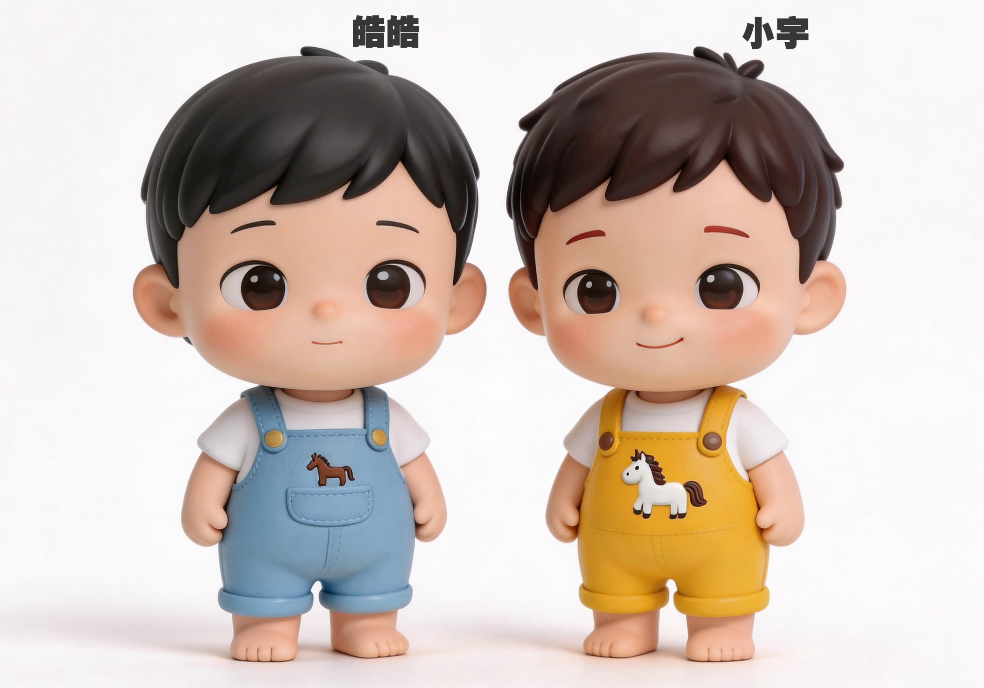 Haw Haw and Yui standing together